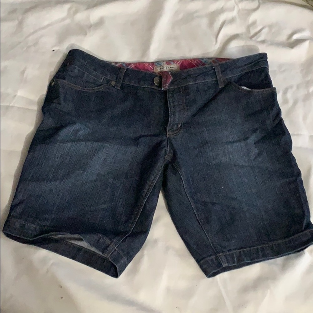 Plus size jean shorts